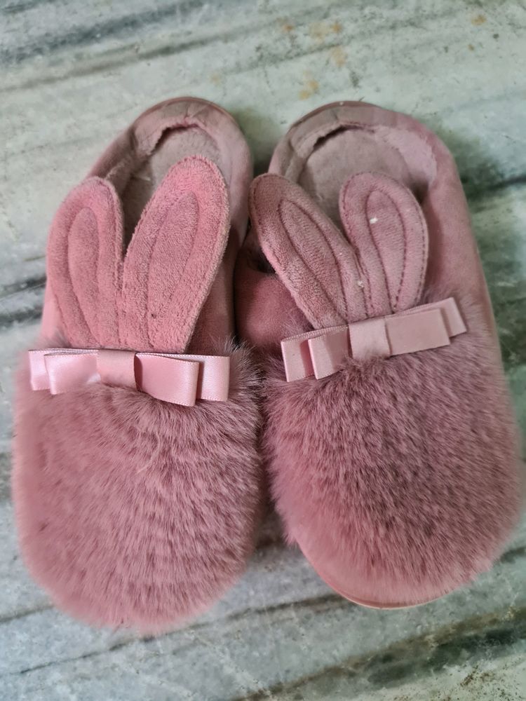 Bunny Fur Slippers