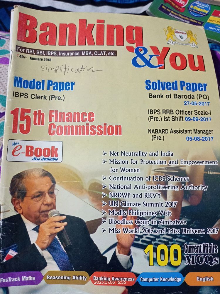 Combo Bank Magazines (5) Year 2018