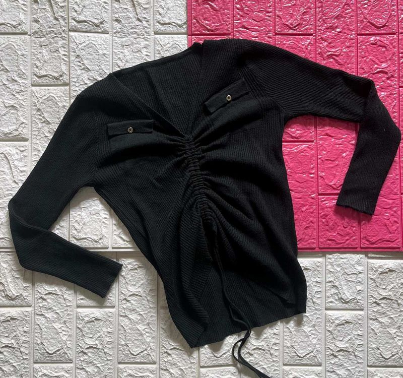 Ribbed Top With Adjustable Length