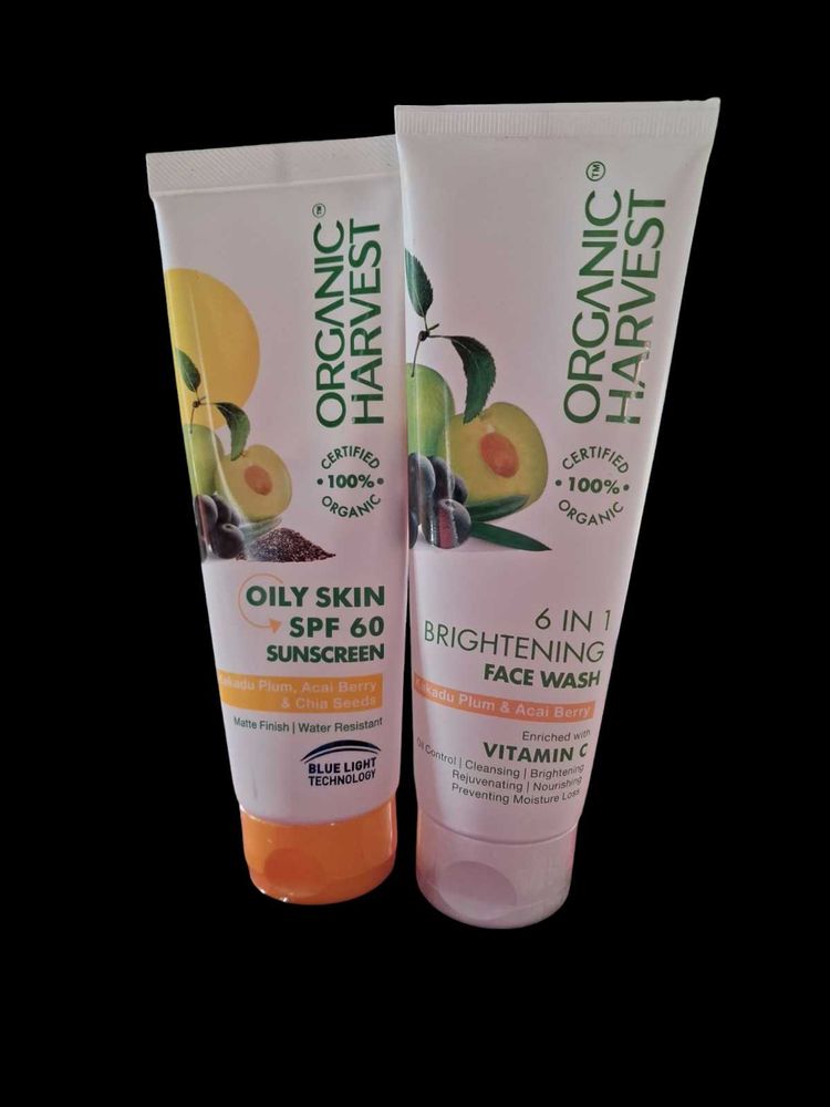 Oily Skin Spf 60 + Face Wash  Origin Harvest