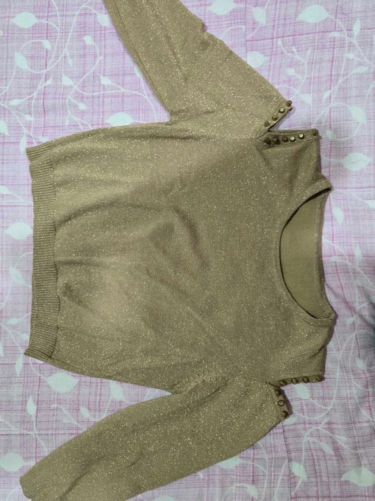Gold Shimmer Top
