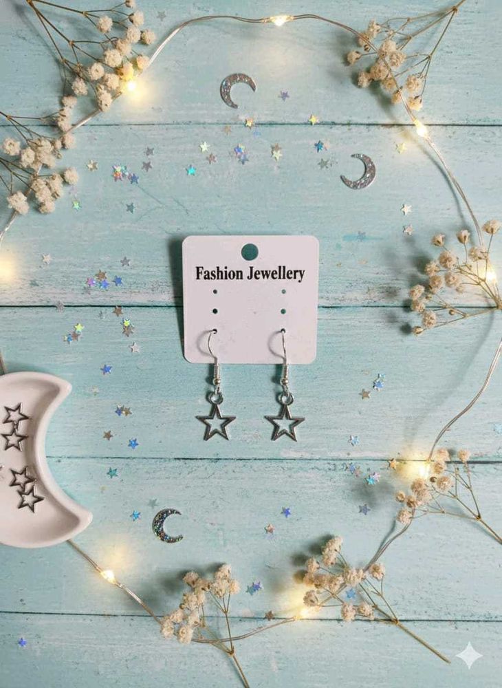 Star Drop Earrings