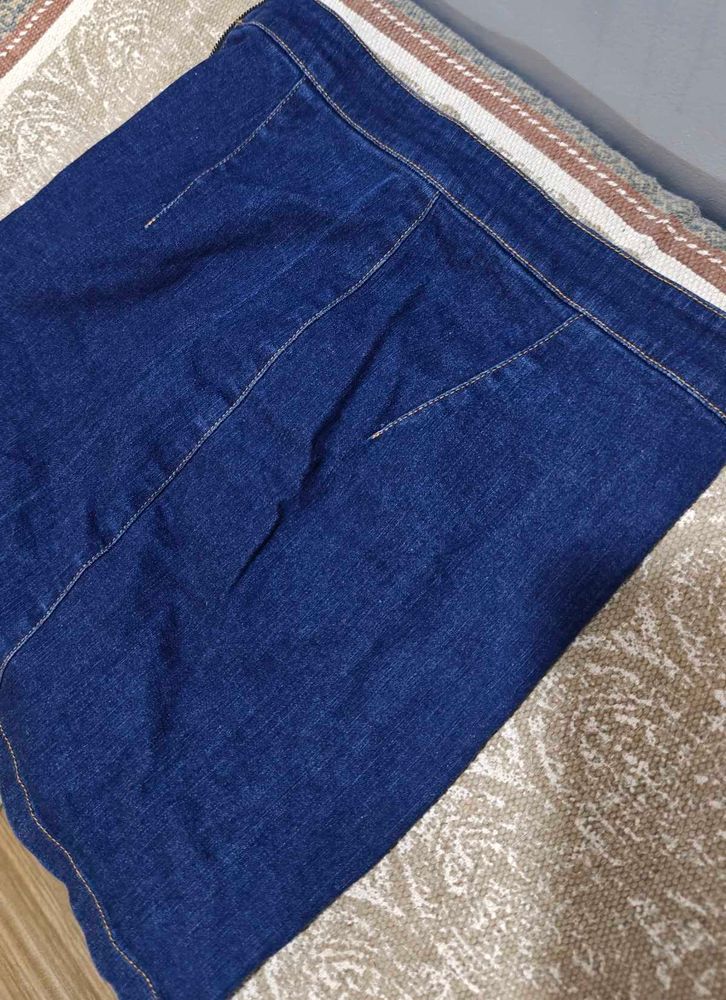 Denim Mini Skirt