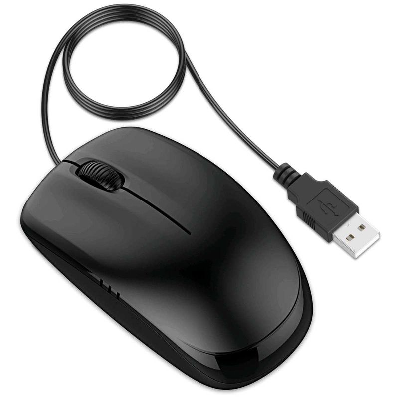 Black USB Computer Mouse