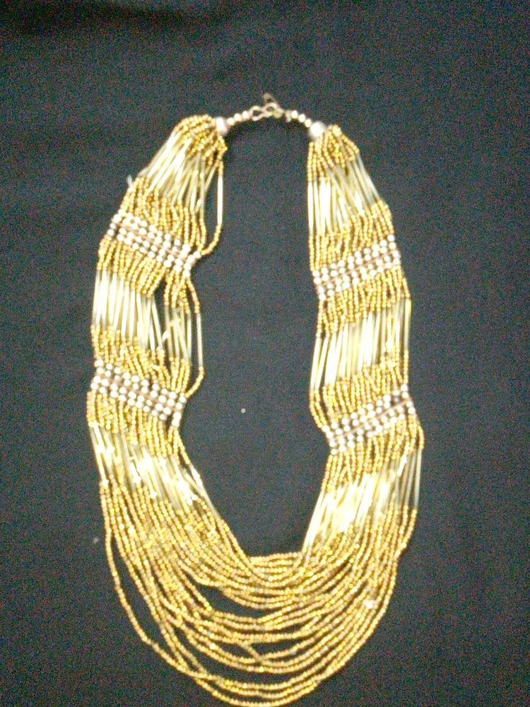 Beaded Statement Necklace