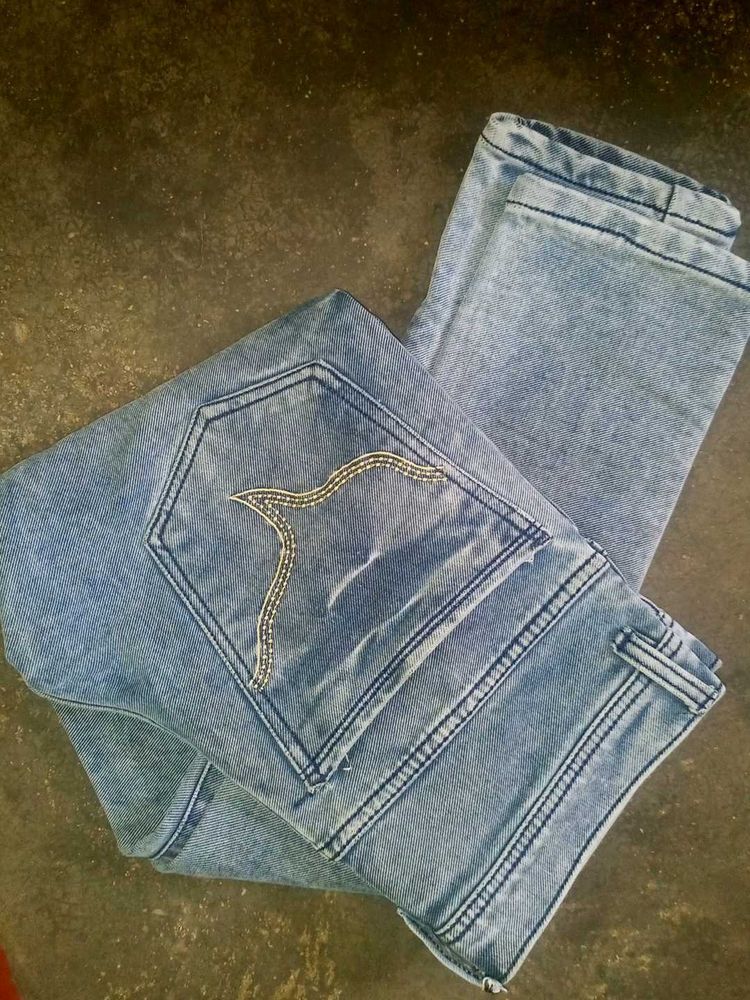Light Wash Denim Jeans