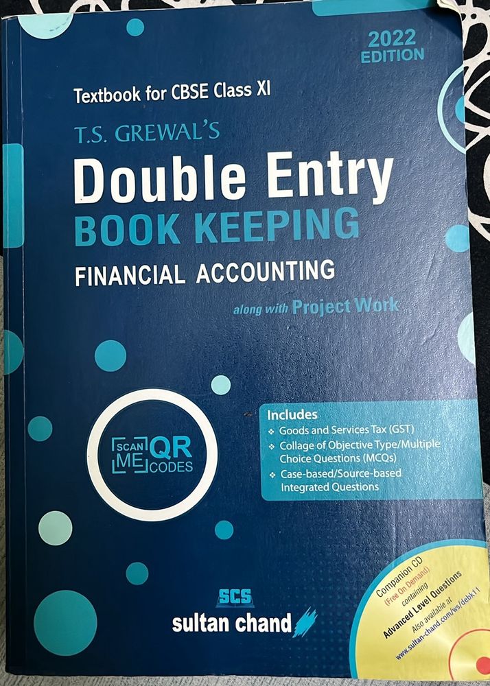 CBSE Class 11th Accountancy Textbook