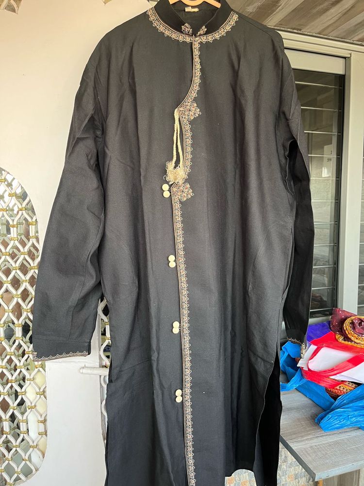 Mens Old Style Sherwani Set