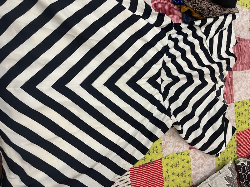 Striped A Line Dress