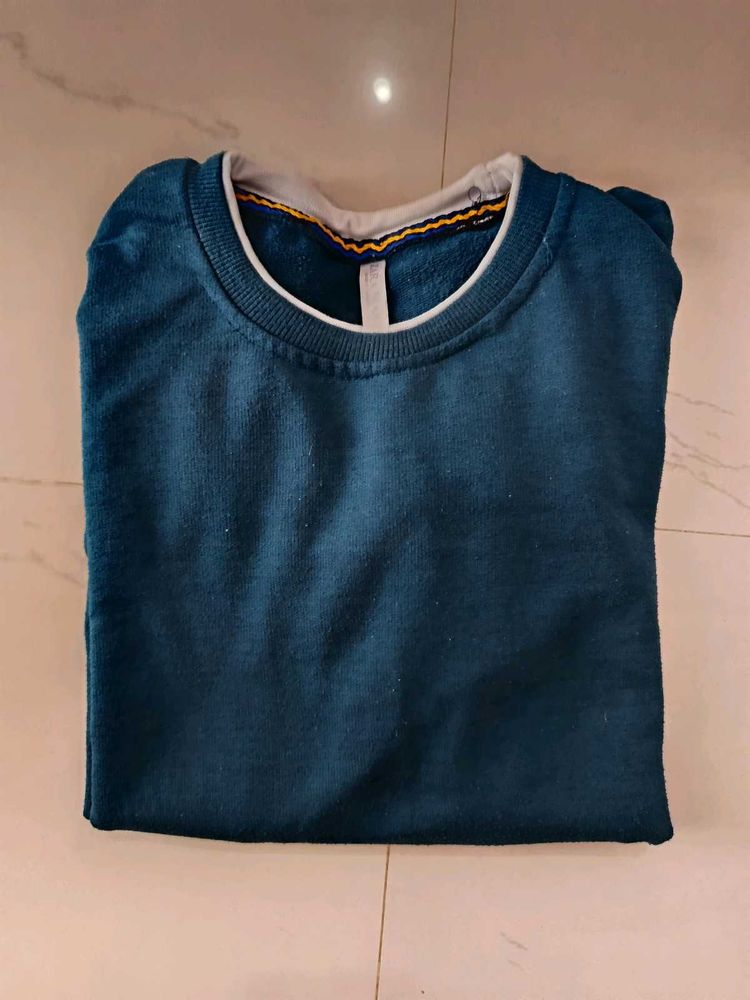 Blue Pullover Sweater Tshirt