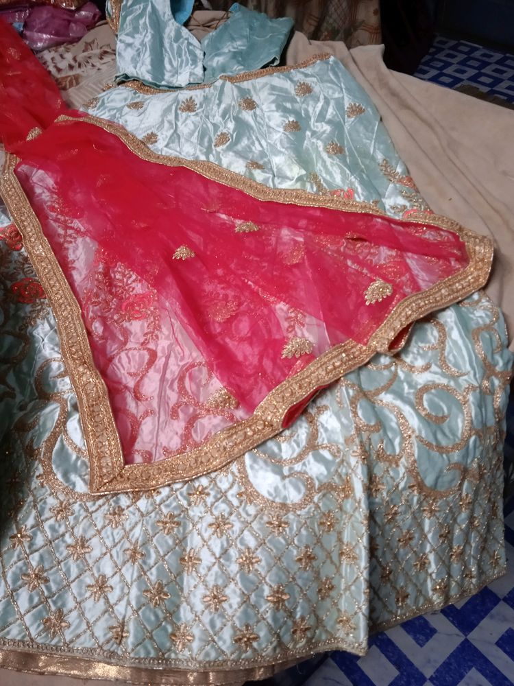 Price Low  Beautiful Lehanga And Awesome Rupat
