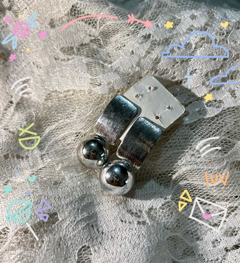 Silver Drop Earrings