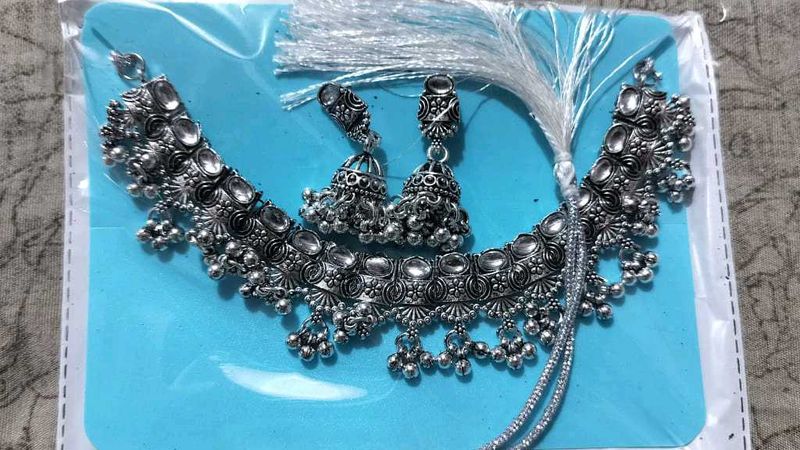 Oxidised Necklace