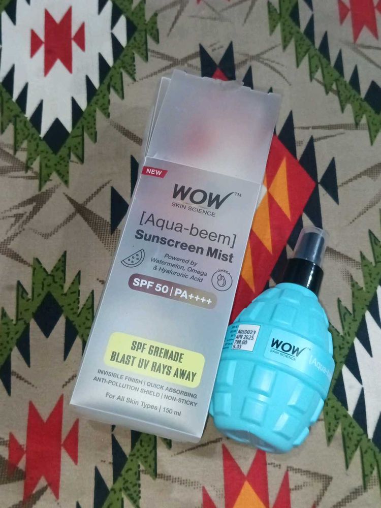 Wow Aqua Beem Sunscreen 🧴 Mist
