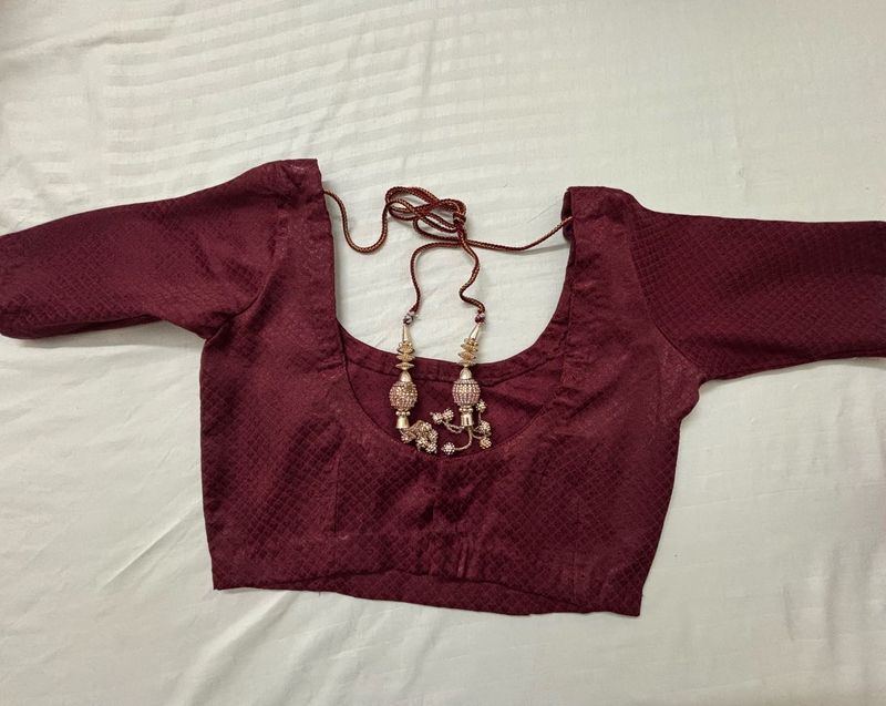 Maroon Blouse Size XS