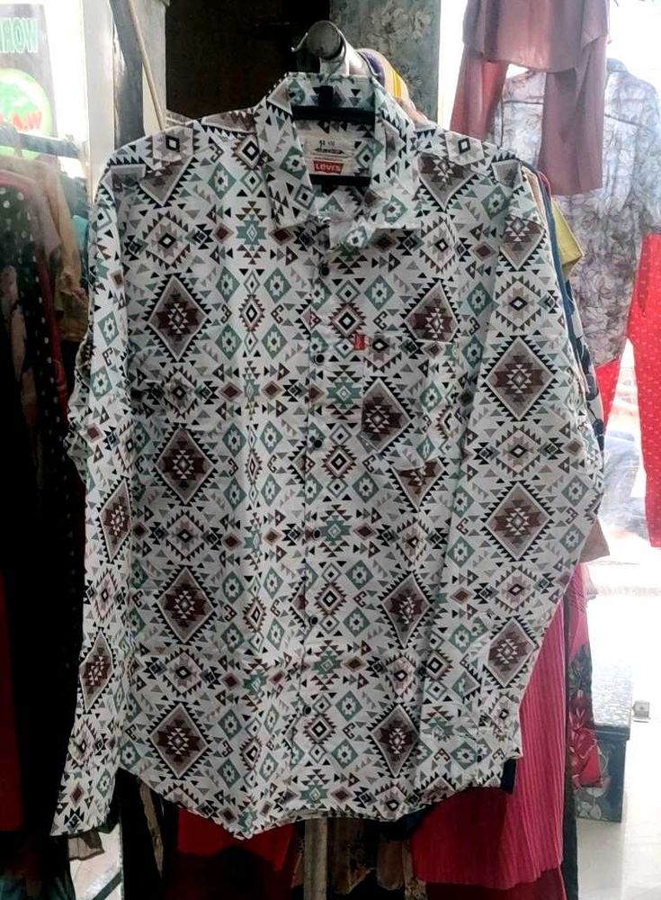 Patterned Casual Shirt