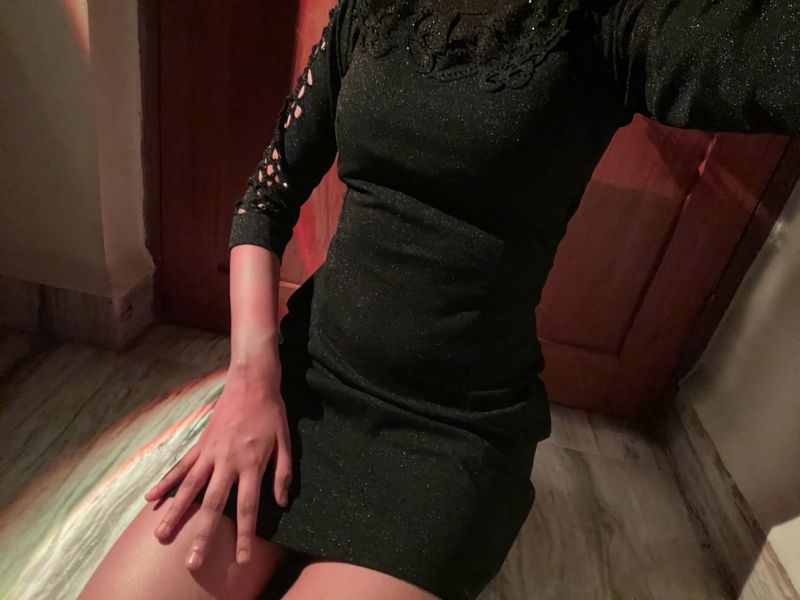 Shimmery Black Dress