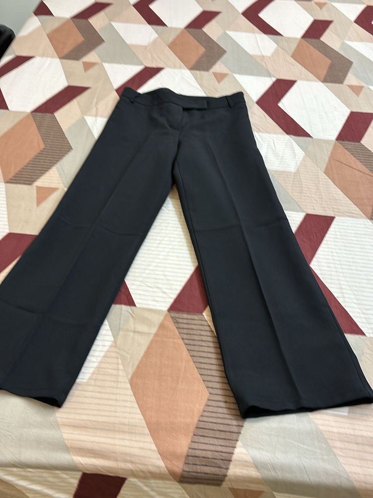 Black Wide Leg Trousers