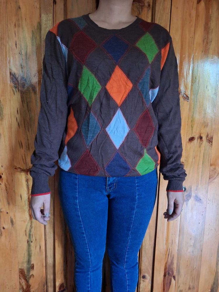 Argyle Patterns Pullover