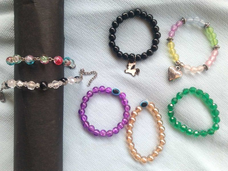 Beaded Bracelet Bundle - 7 Unique Styles