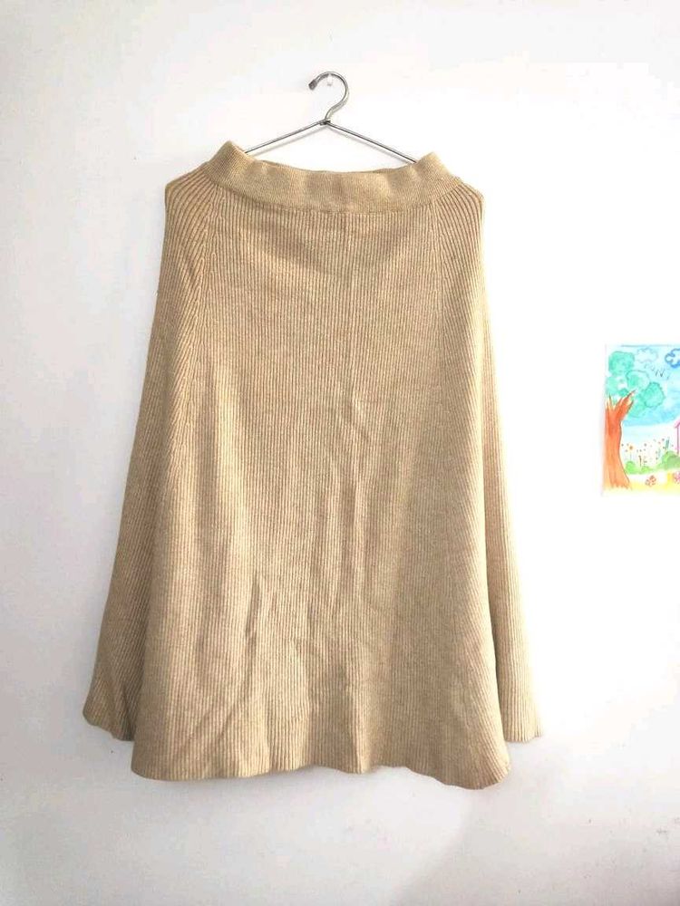 Tan Woolen Skirt