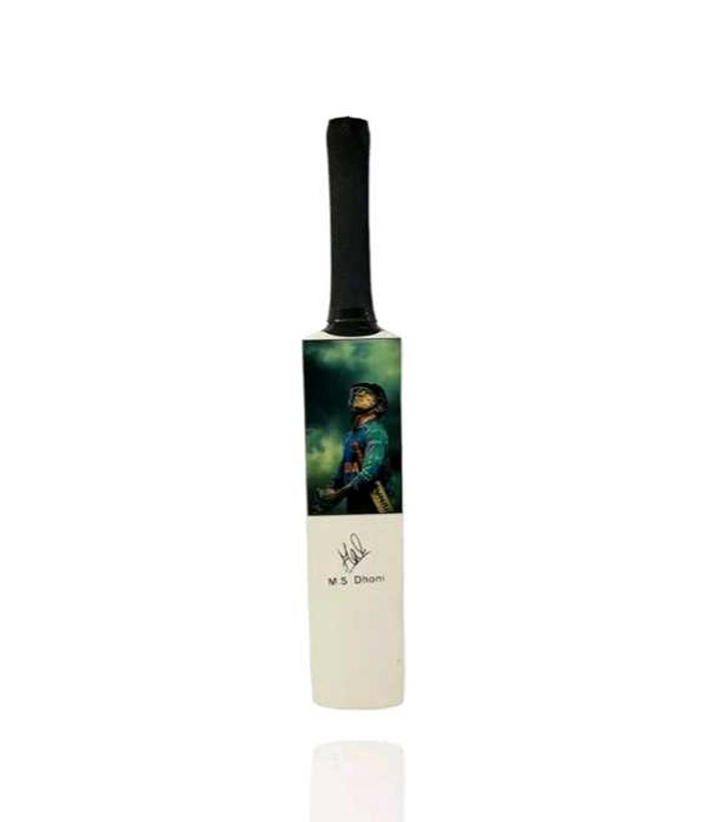 MS Dhoni Miniature Cricket Bat