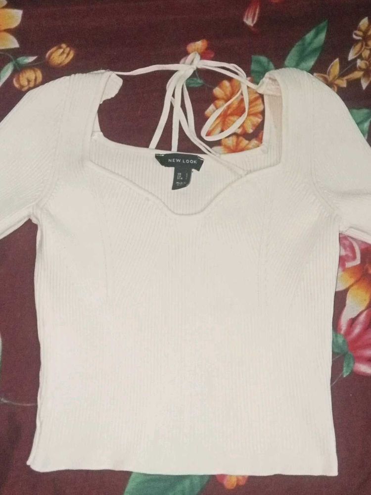 White New Look Top