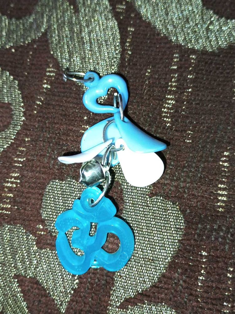Blue 'Om' Charm kitchen