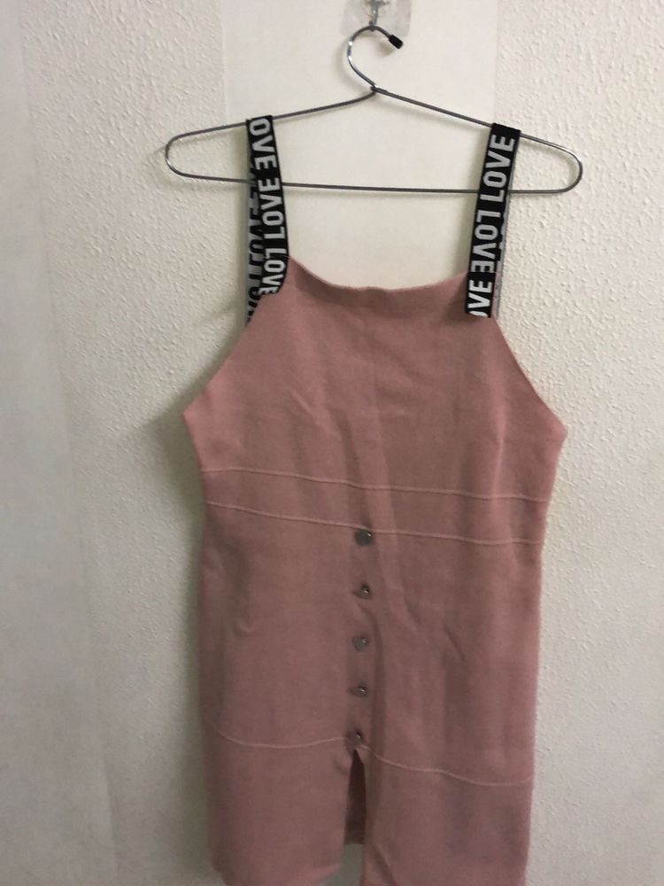 Cute Pink Jumper Dress