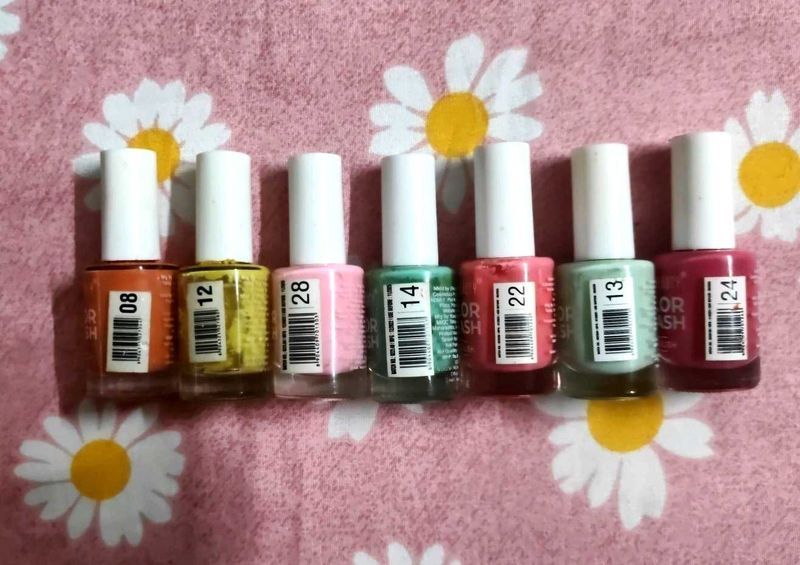 Nail Polish Set - 7 Colors