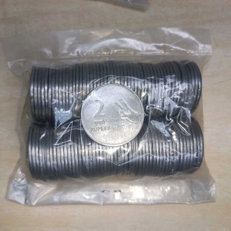 💥2 Rupees Coin 100 Pics Packet