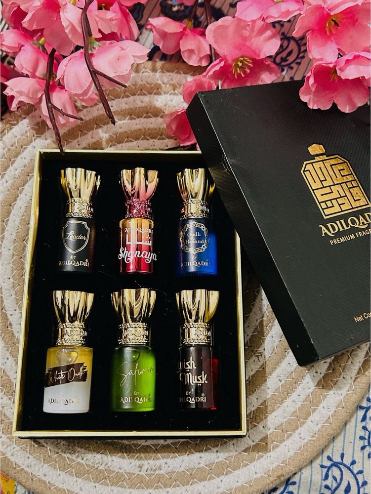 AdilQadri Premium Fragrance  Attar Set 6 Pc