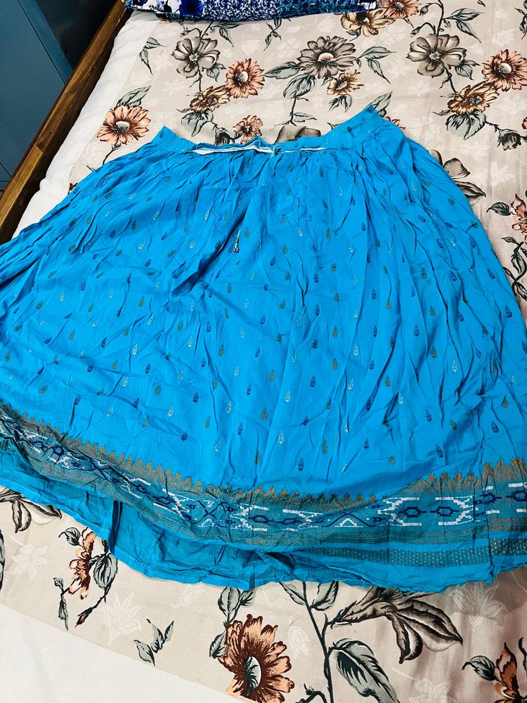 Long Skirt Sky Blue