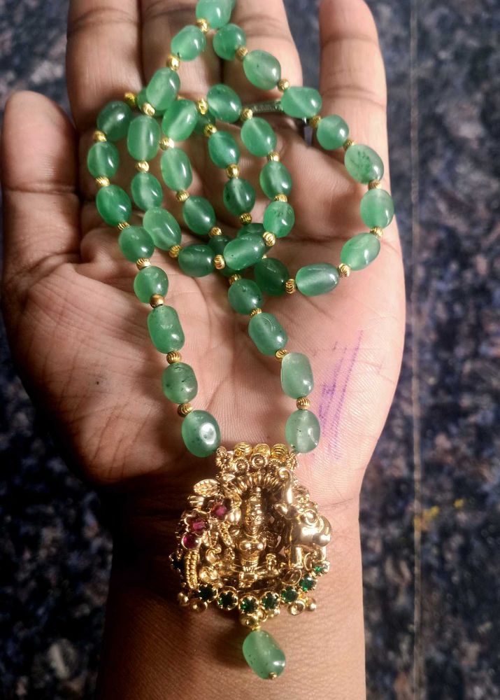 Premium Quality Laxmi Pendent Beads Chain