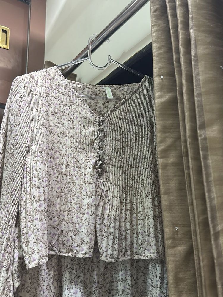 Floral Print Kurta