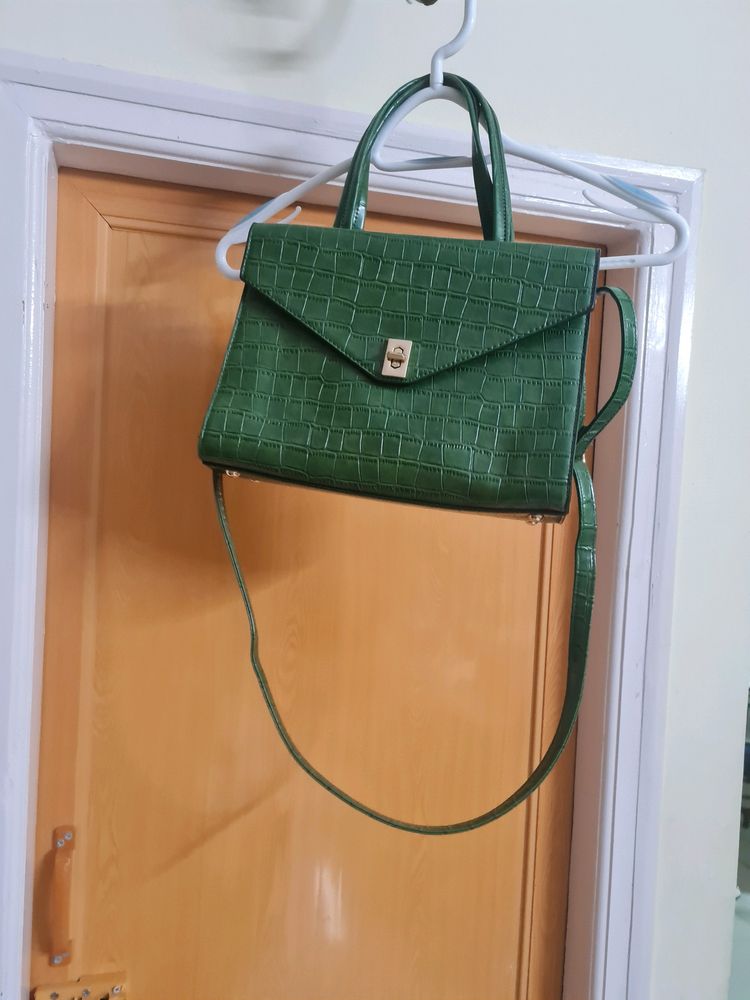 Mirragio Green Satchel bag