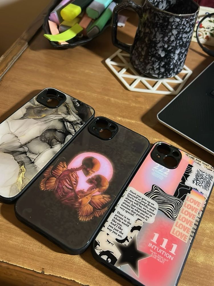 Trendy iPhone 14 Plus Cases (Set of 3)