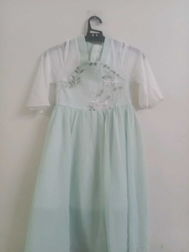Cute Mint Green Girls Dress