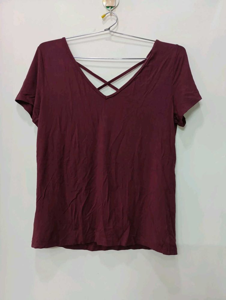 Criss-Cross Back Tee