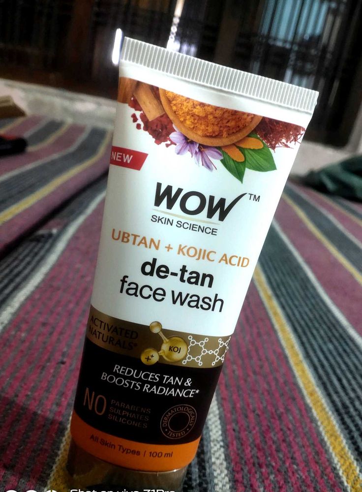 WOW Skin Science Ubtan &amp; Kojic Acid Face Wash