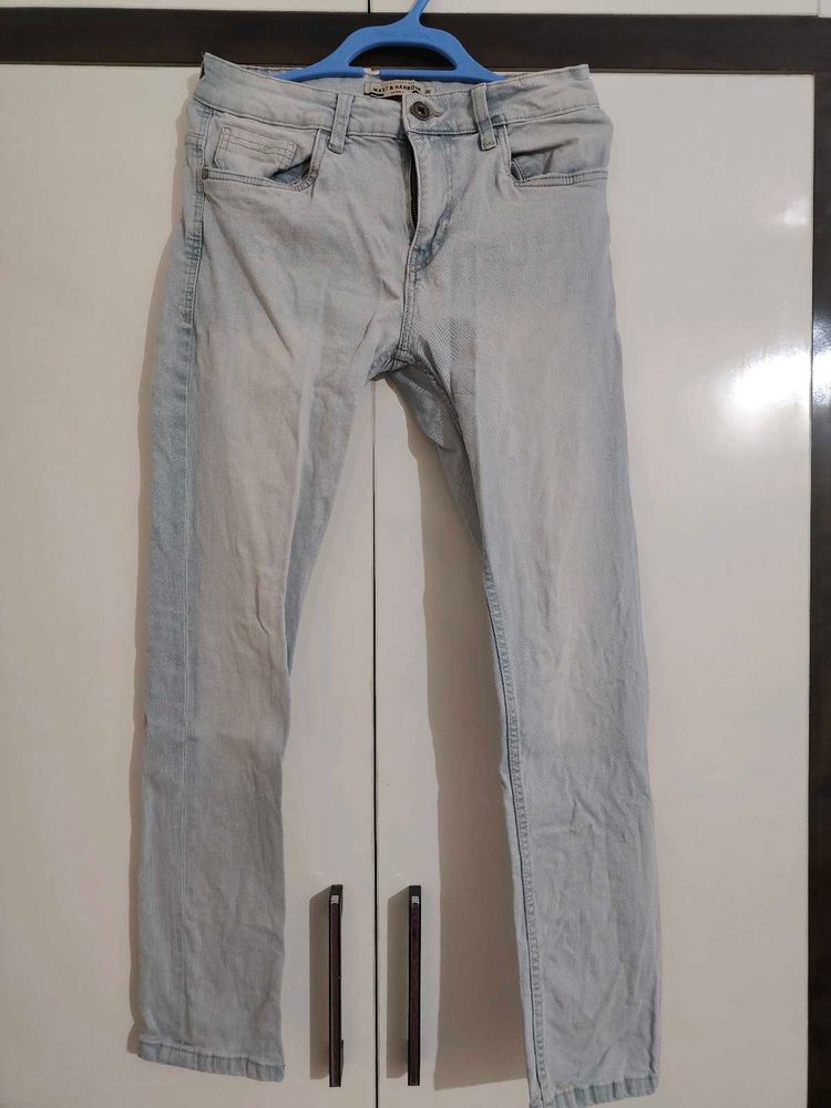 Negotiable Light Wash Denim Jeans
