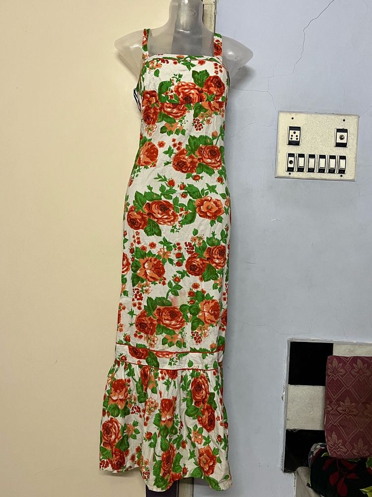 Pintrest Floral Maxi Dress