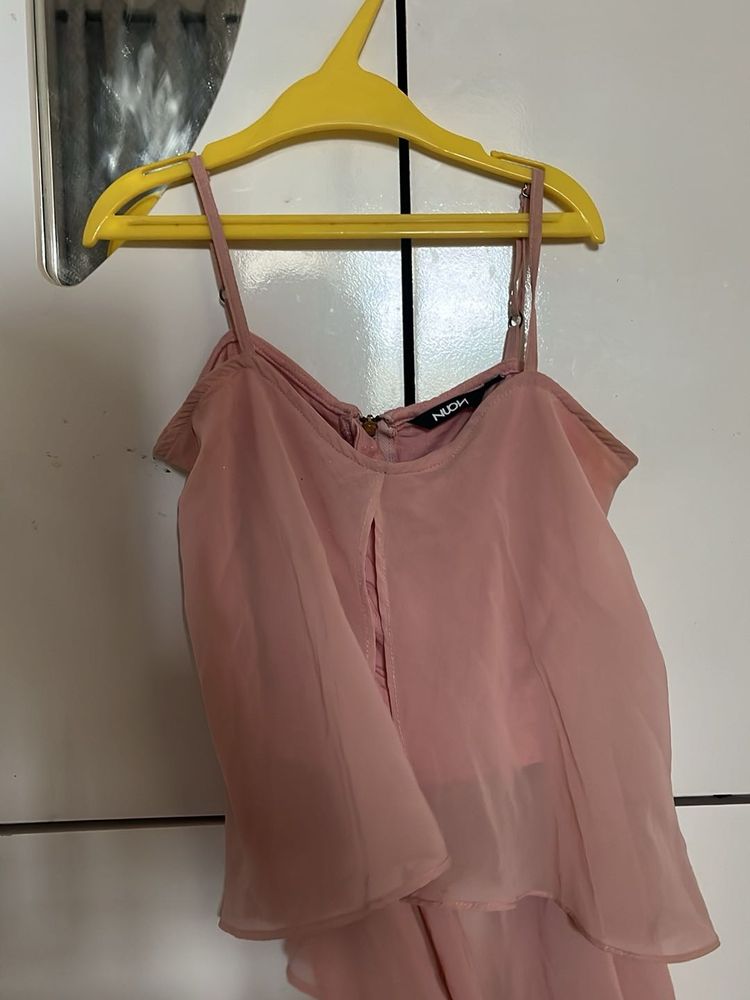 Pink Layered Cami Top