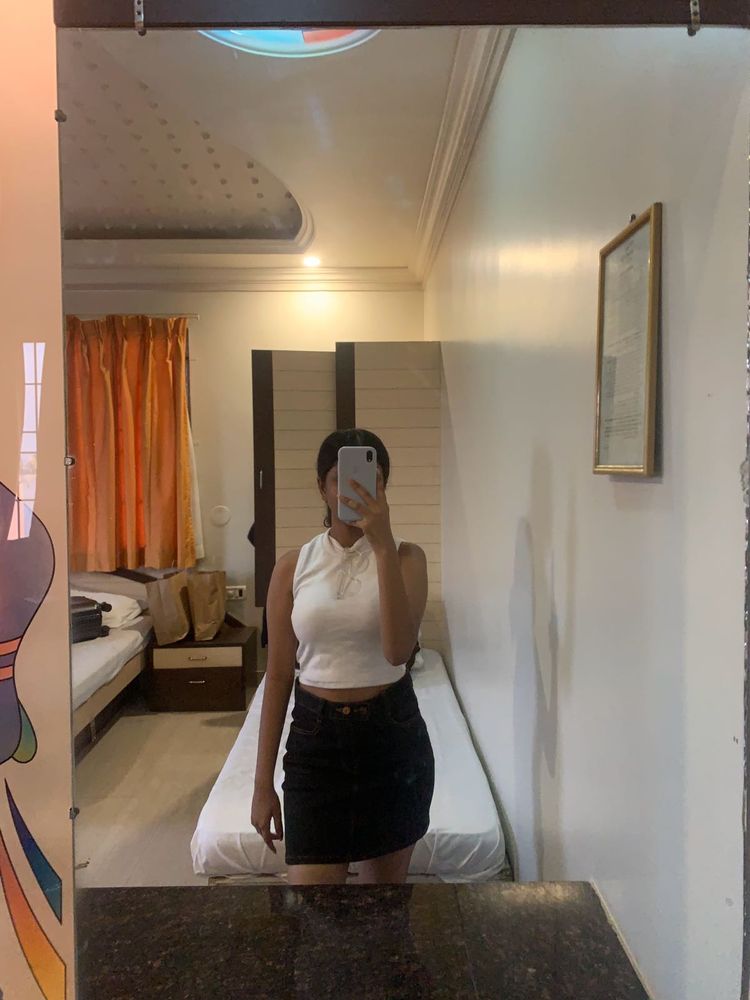 Denim Mini Skirt