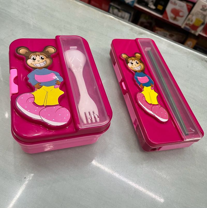 Tiffin + Pencil Box Combo