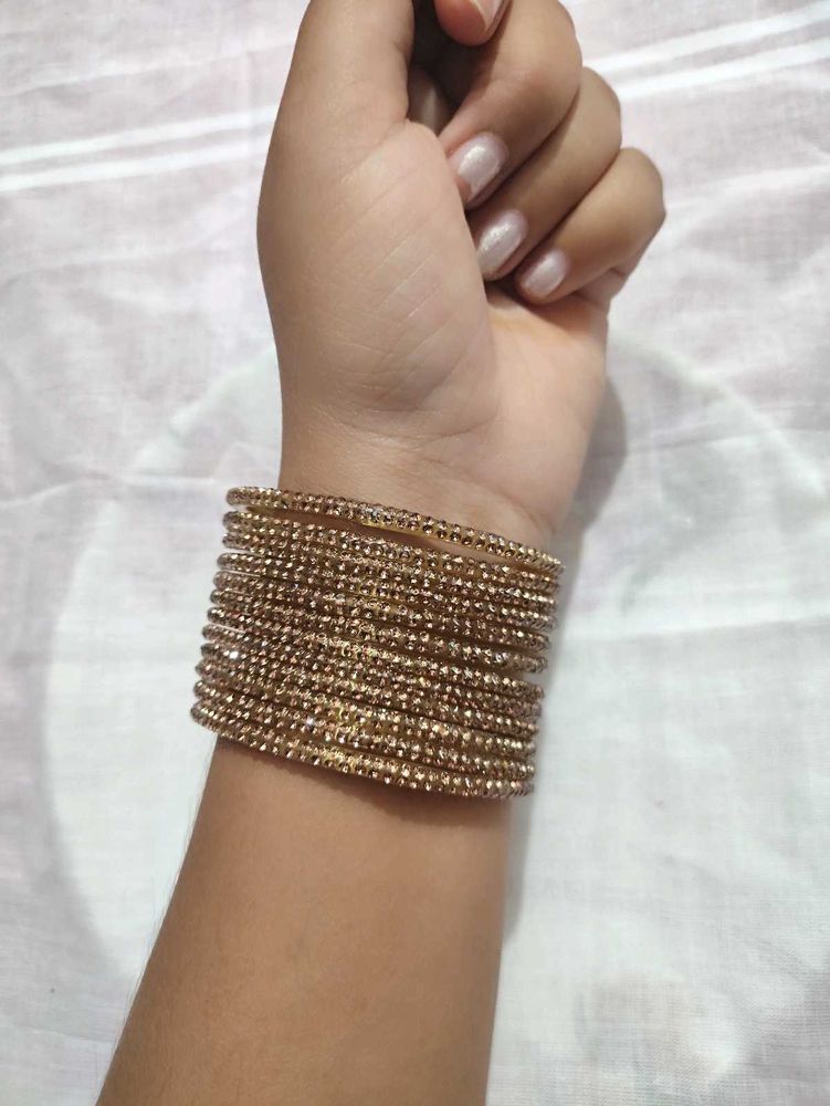 Stone Bangles Set 🧡