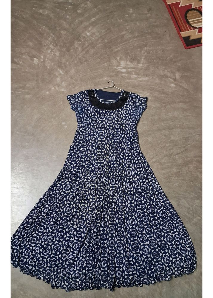 Blue Patterned Sundress