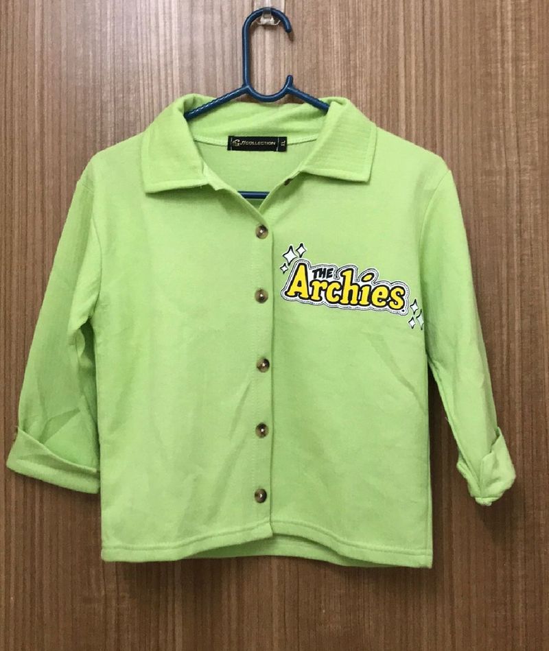 The Archies Graphic Button-Up