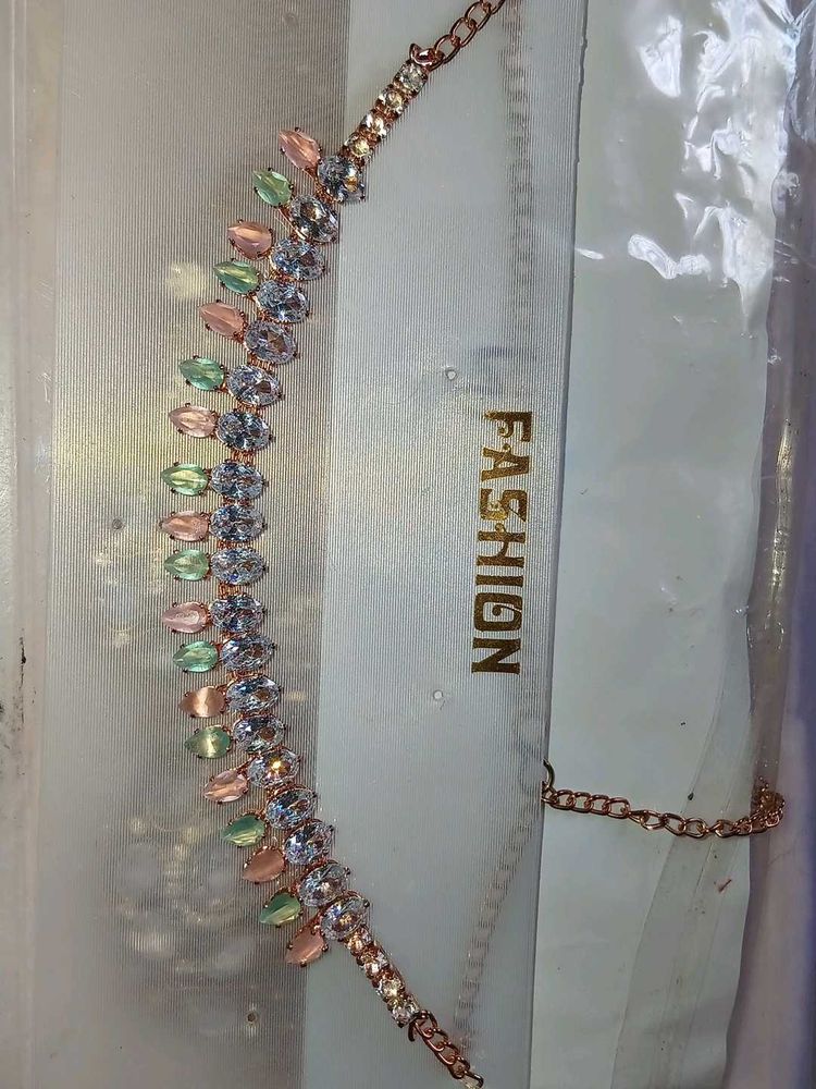 Necklace with Colorful Stones