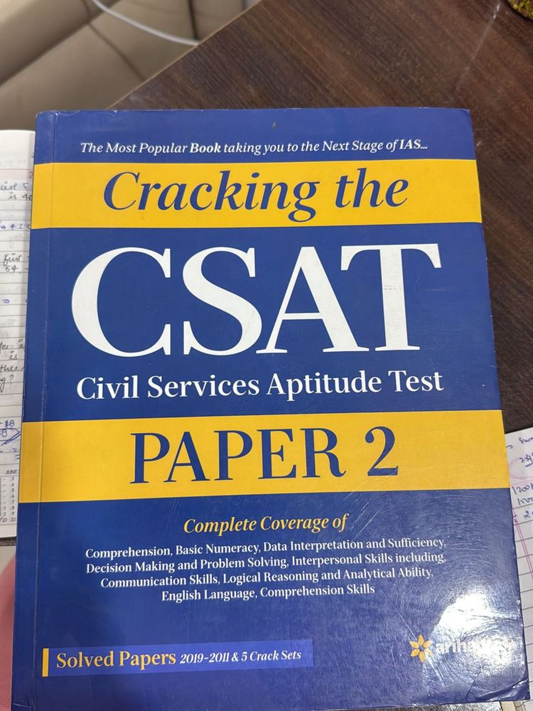 CSAT paper 2 UPSC books